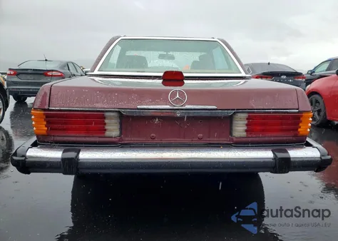 1986 Mercedes-Benz 560 Sl из США, поврежденный, VIN WDBBA48D0GA042546